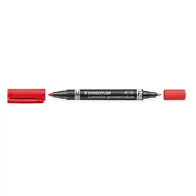 Alkoholos marker, 0,6/1,5 mm, kúpos, kétvégű, STAEDTLER 
