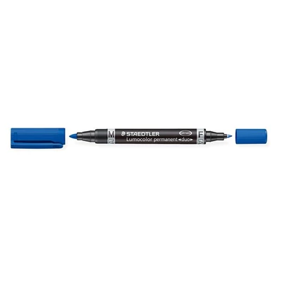 Alkoholos marker, 0,6/1,5 mm, kúpos, kétvégű, STAEDTLER 