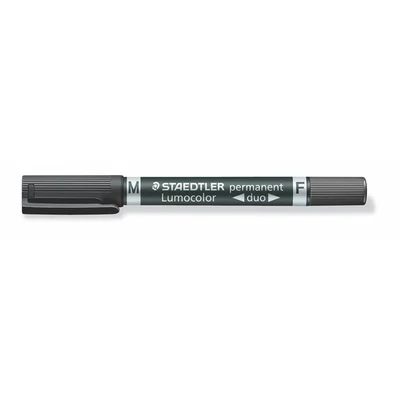 Alkoholos marker, 0,6/1,5 mm, kúpos, kétvégű, STAEDTLER 