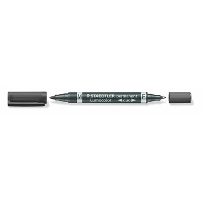 Alkoholos marker, 0,6/1,5 mm, kúpos, kétvégű, STAEDTLER 