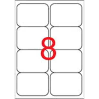 Etikett, univerzális, 99,1x67,7 mm, kerekített sarkú, APLI, 800 etikett/csomag