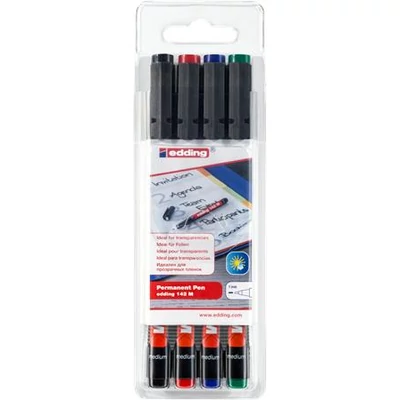 Alkoholos marker készlet, OHP, 1 mm, EDDING 