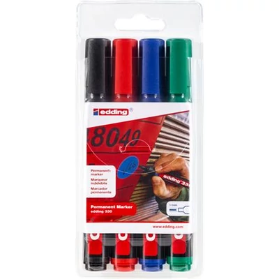 Alkoholos marker készlet, 1-5 mm, vágott, EDDING 