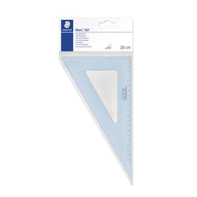 Háromszög vonalzó, műanyag, 60°, 25 cm, STAEDTLER 