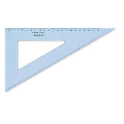 Háromszög vonalzó, műanyag, 60°, 25 cm, STAEDTLER 