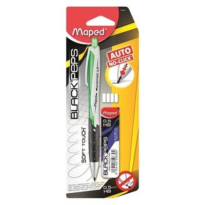 Nyomósirón, 0,5 mm, ajándék grafitbéllel, MAPED 