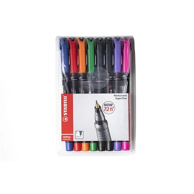 Alkoholos marker készlet, 0,4 mm, STABILO 