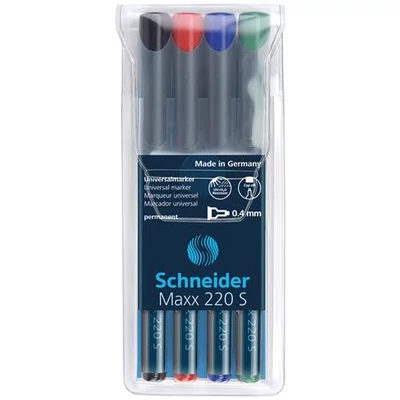 Alkoholos marker készlet, OHP, 0,4 mm, SCHNEIDER 