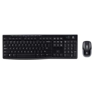 Egér- és billentyűzet készlet, vezeték nélküli, USB, HUN, LOGITECH 