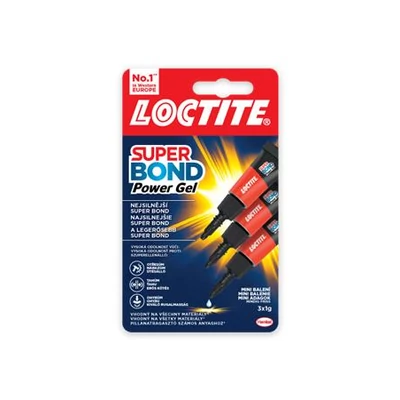Pillanatragasztó gél, 3 x 1 g, HENKEL 