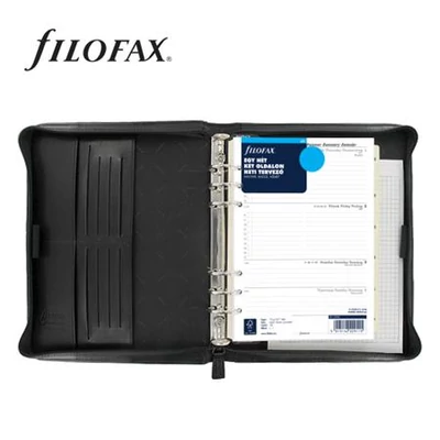 Kalendárium, gyűrűs, betétlapokkal, A5, FILOFAX 