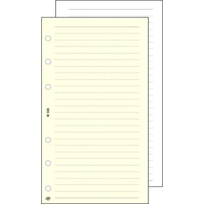 Kalendárium betét, jegyzetlap, 