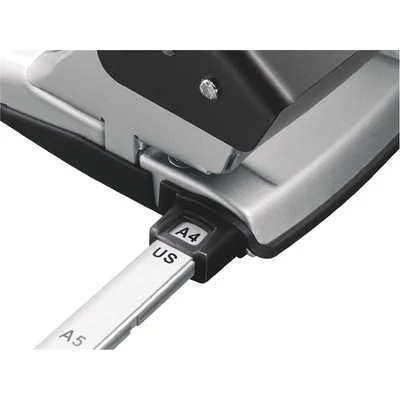 Lyukasztó, kétlyukú, 30 lap, fém, LEITZ 