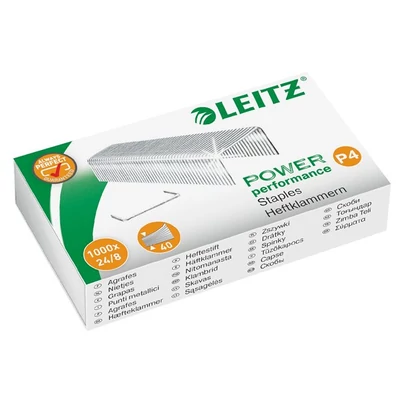 Tűzőkapocs, 24/8, LEITZ 
