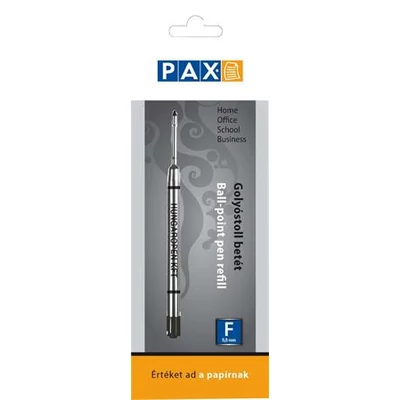 Golyóstollbetét, 0,8 mm, PAX, fekete