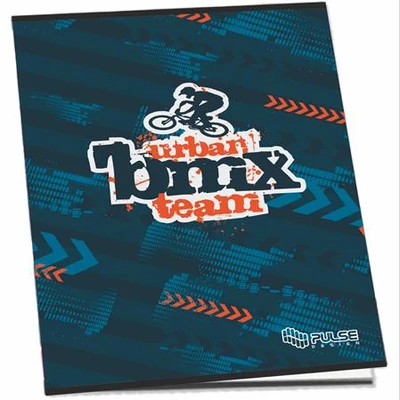 Füzet, tűzött, A5, vonalas, 52 lap, PULSE 