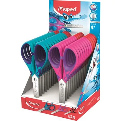 Olló display, iskolai, 13 cm, MAPED 