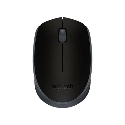 Egér, vezeték nélküli, optikai, közepes méret, USB, LOGITECH 