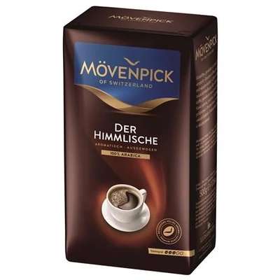 Kávé, pörkölt, őrölt, vákuumos csomagolásban, 500 g, MÖVENPICK 