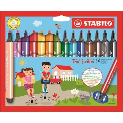 Filctoll készlet, 1,5-2 mm, rugós hegy, STABILO 