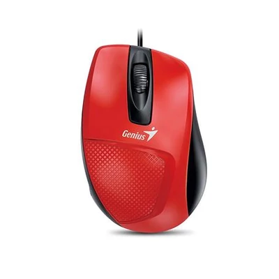 Egér, vezetékes, optikai, normál méret, USB, GENIUS 
