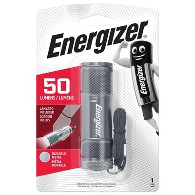 Elemlámpa, LED, 3xAAA (nem tartozék), fém ház, ENERGIZER 