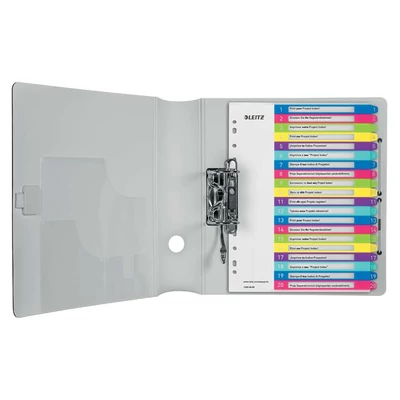 Regiszter, műanyag,  A4 Maxi, 1-20, LEITZ 