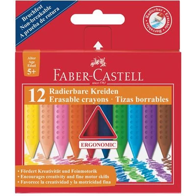 Zsírkréta, háromszögletű, FABER-CASTELL 