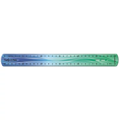 Vonalzó, műanyag, 30 cm, MAPED 