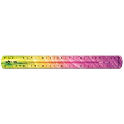 Vonalzó, műanyag, 30 cm, MAPED 