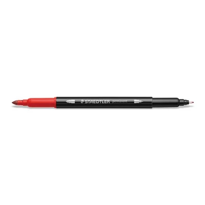Alkoholos marker készlet, 0,5/3,0 mm, kétvégű, STAEDTLER 