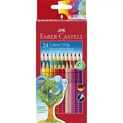 Színes ceruza készlet, háromszögletű, FABER-CASTELL 