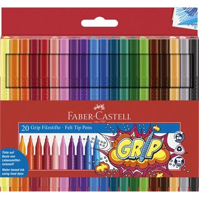 Filctoll készlet, háromszögletű, FABER-CASTELL 