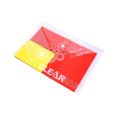 Irattartó tasak, A4, PP, patentos, 180 mikron, FLEXOFFICE 