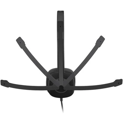 Fejhallgató, mikrofonnal, vezetékes, LOGITECH 