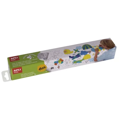 Színező tekercs, öntapadó, APLI Kids 