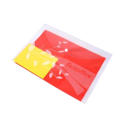 Irattartó tasak, A4, PP, patentos, 120 mikron, FLEXOFFICE, 