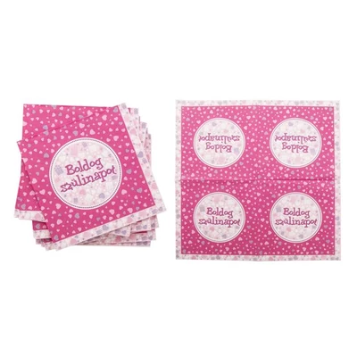 Szalvéta, 3 rétegű, 33x33 cm, 