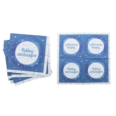 Szalvéta, 3 rétegű, 33x33 cm, 