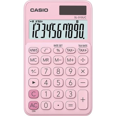 Zsebszámológép, 10 számjegy, CASIO 