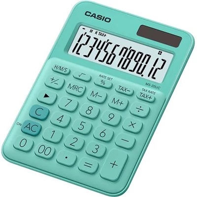 Számológép, asztali, 12 számjegy, CASIO, 