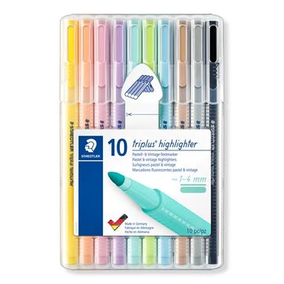 Szövegkiemelő készlet, 1-4 mm, STAEDTLER 