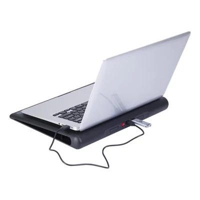Notebook állvány, hűtőventilátorral, 17,3