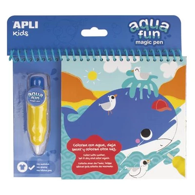 Színezőfüzet, vízbázisú, APLI Kids 