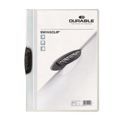 Gyorsfűző, klipes, A4, DURABLE 