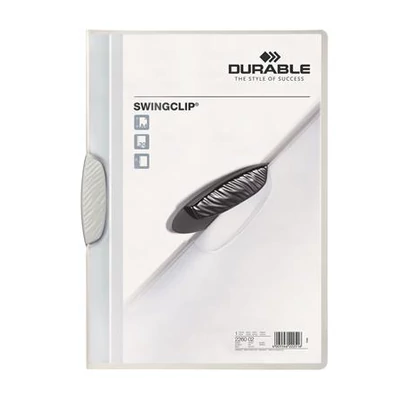 Gyorsfűző, klipes, A4, DURABLE 