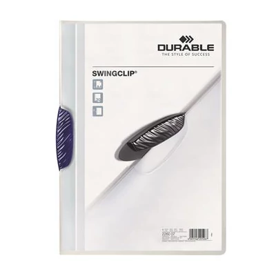 Gyorsfűző, klipes, A4, DURABLE 