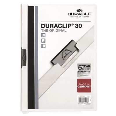 Gyorsfűző, klipes, A4, DURABLE 