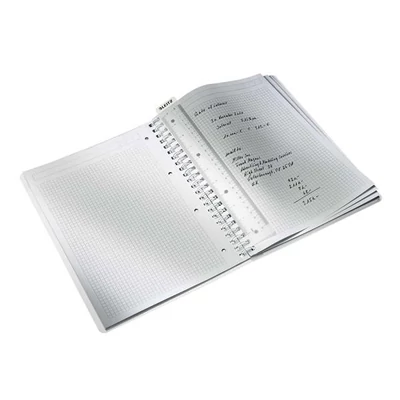 Spirálfüzet, A4, kockás, 80 lap, LEITZ 