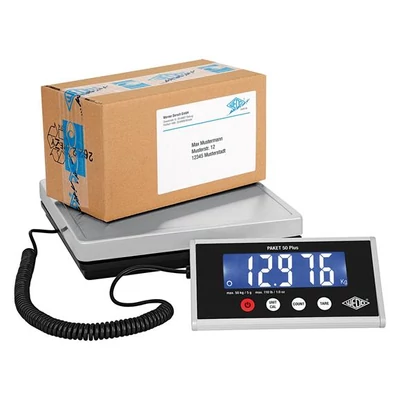 Csomagmérleg, digitális, 50 kg terhelhetőség, WEDO 